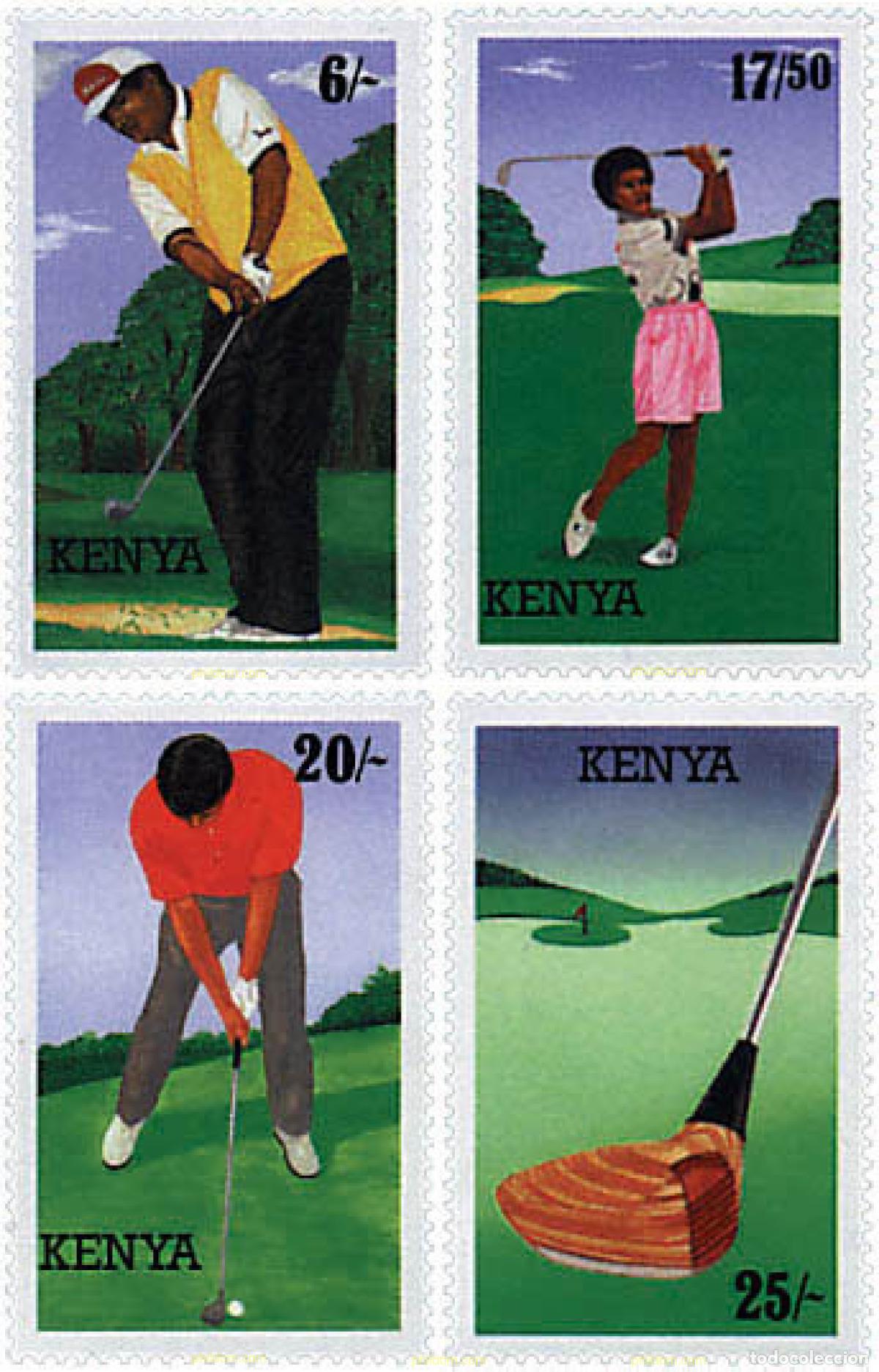 Stamps: 92501 MNH KENIA 1995 GOLF