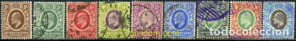 Stamps: 252184 USED AFRICA ORIENTAL BRITANICA Y UGANDA 1907 EDUARDO VII