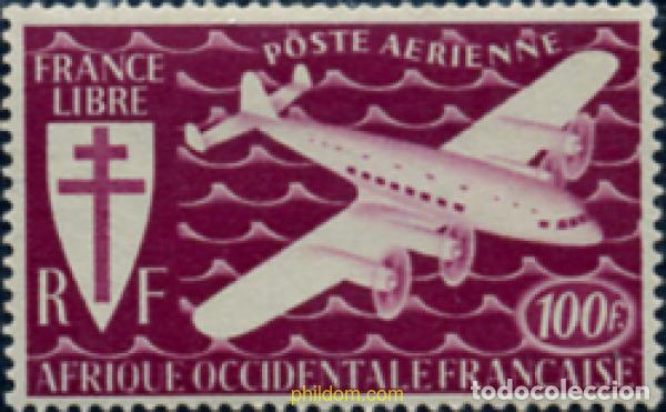 Stamps: 667803 HINGED AFRICA OCCIDENTAL FRANCESA 1945 SERIE DE LONDRES