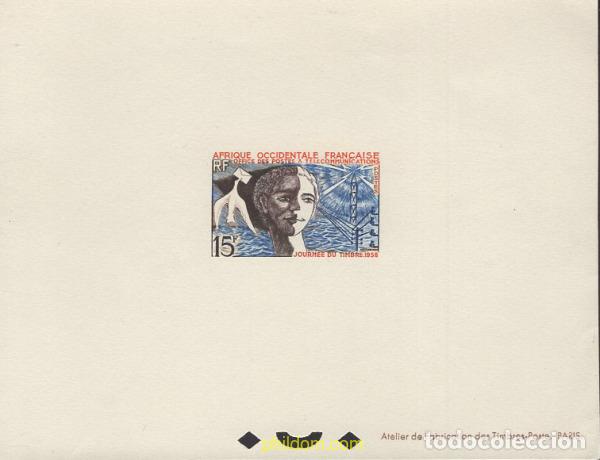 Briefmarken: 651899 MNH AFRICA OCCIDENTAL FRANCESA 1958 DIA DEL SELLO