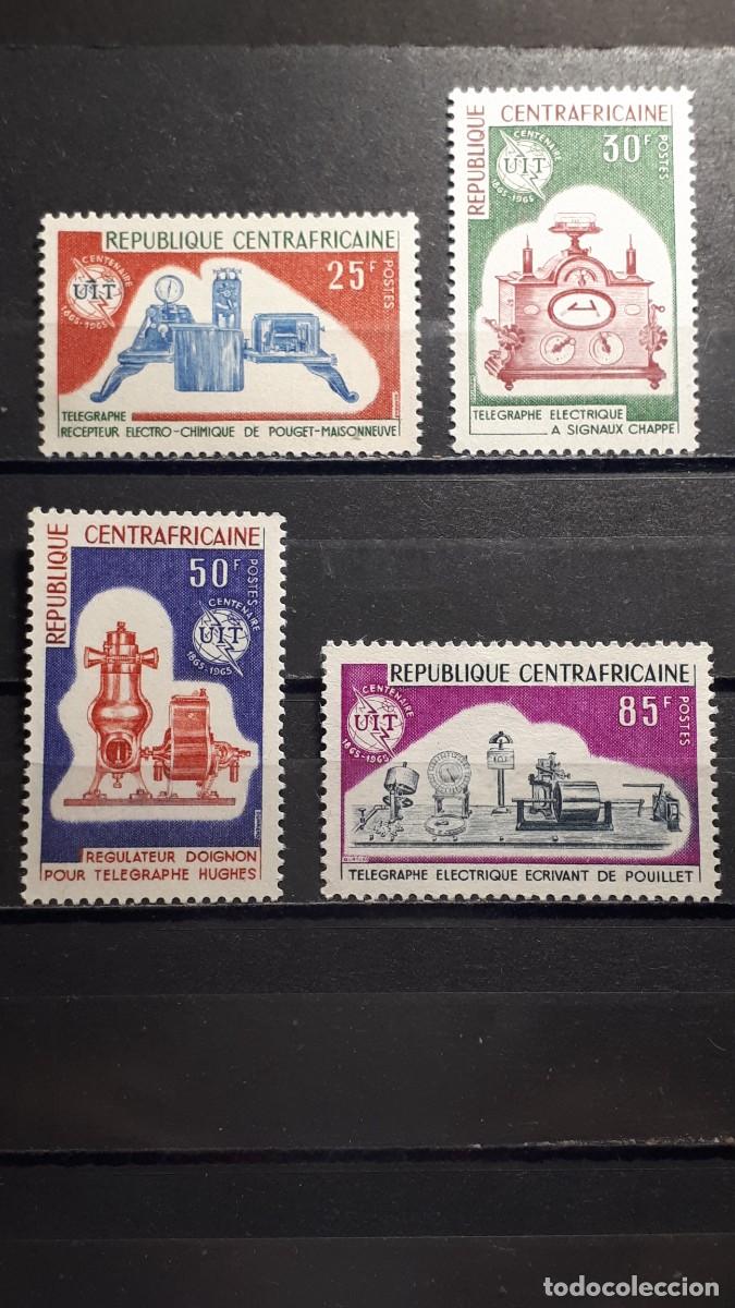 Briefmarken: CENTROAFRICA. A&Ntilde;O 1965. **. YVERT 47/50