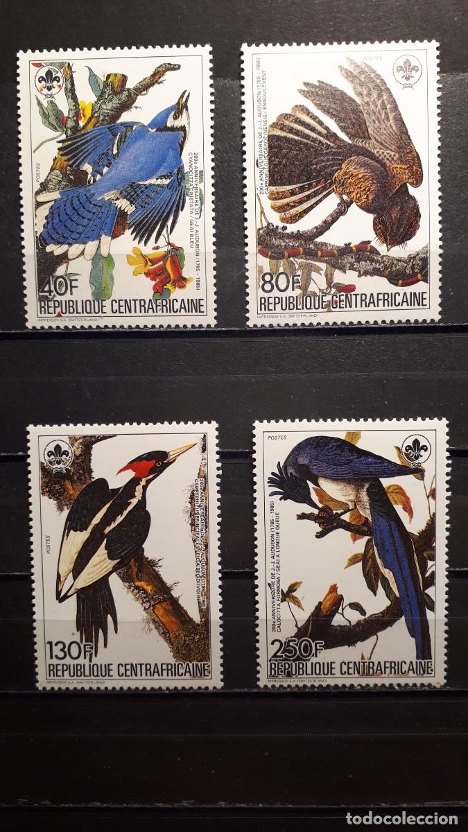 Timbres: CENTROAFRICA. A&Ntilde;O 1985. **. YVERT 662/5