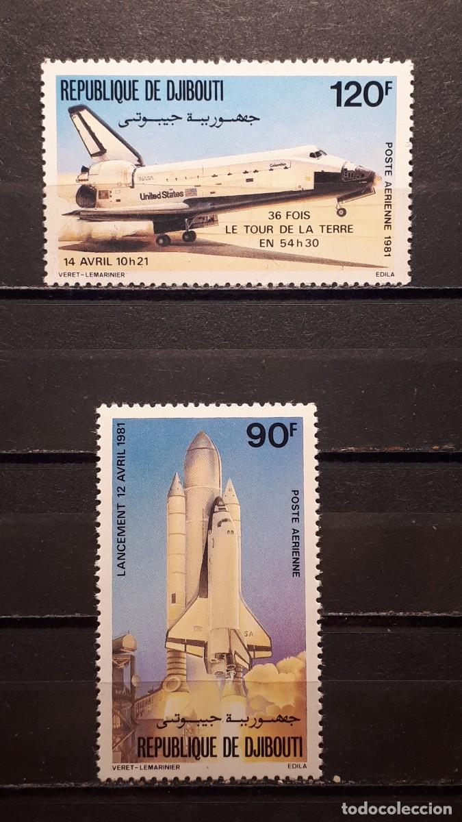 Timbres: DJIBOUTI. A&Ntilde;O 1981. **. YVERT A&Eacute;REO 156/7
