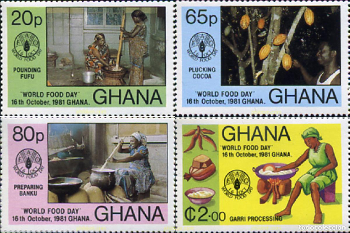 Briefmarken: 317294 MNH GHANA 1981 DIA MUNDIAL DE LA ALIMENTACION
