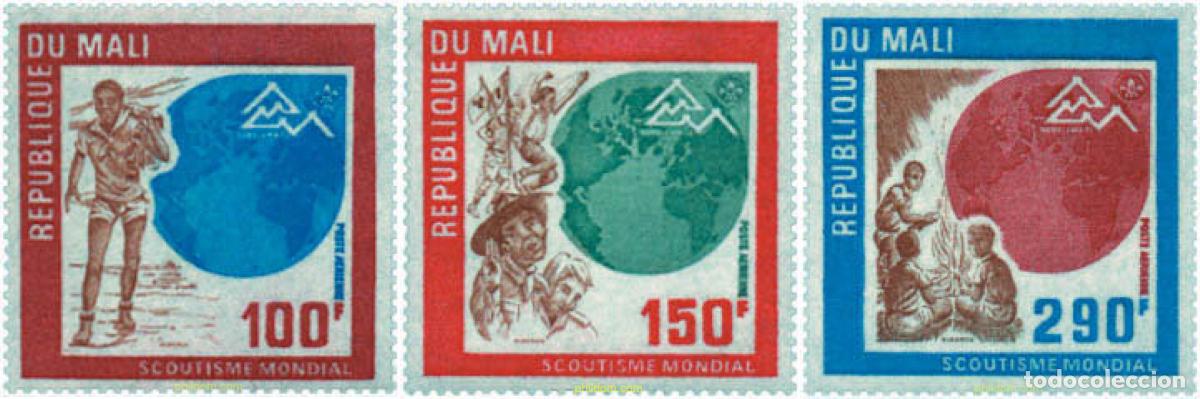 Selos: 761128 HINGED MALI 1975 JAMBOREE MUNDIAL EN NORUEGA