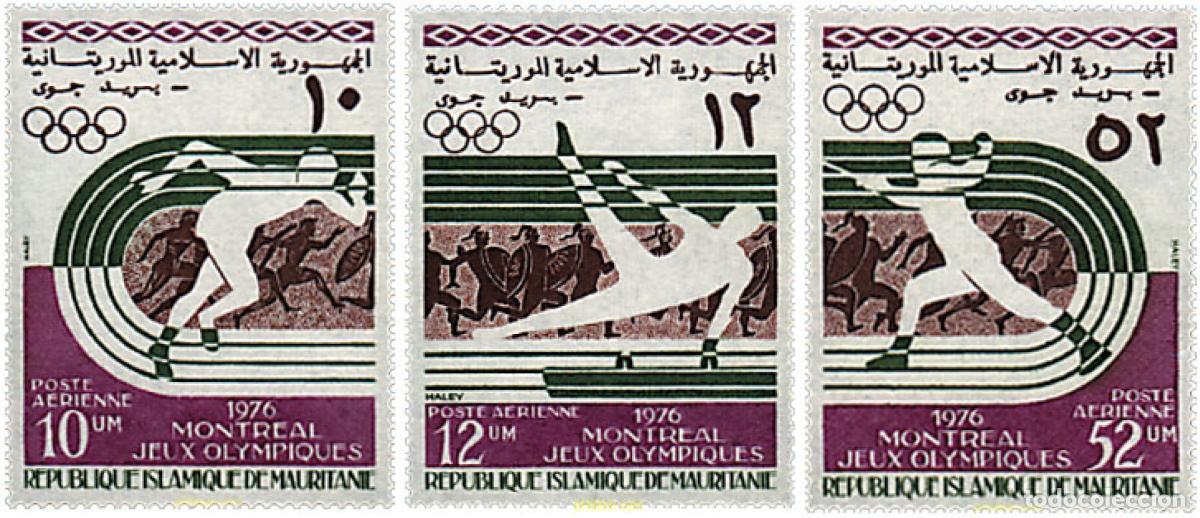 Francobolli: 761138 HINGED MAURITANIA 1976 21 JUEGOS OLIMPICOS VERANO MONTREAL 1976