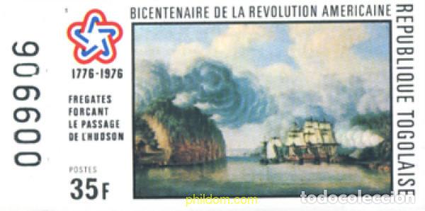 Sellos: 260842 MNH TOGO 1976 BICENTENARIO DE LA INDEPENDENCIA DE LOS ESTADOS UNIDOS