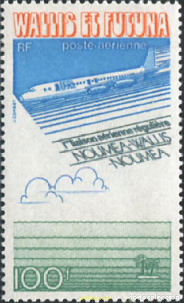 Sellos: 575559 MNH WALLIS Y FUTUNA 1975 PRIMER VUELO