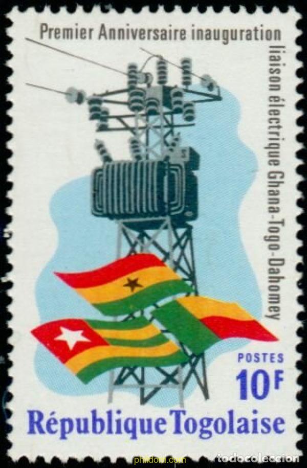 Sellos: 648095 MNH TOGO 1976 ENERGIA ELECTRICA