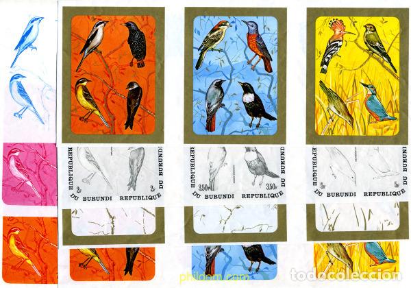 Stamps: 202279 MNH BURUNDI 1970 AVES