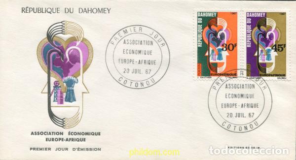 Sellos: 701440 MNH DAHOMEY 1967 EUROAFRICA