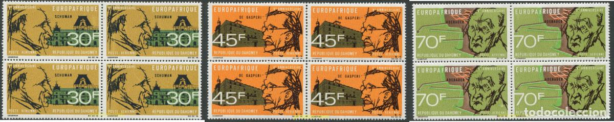 Sellos: 701443 MNH DAHOMEY 1968 5 ANIVERSARIO DE LA EUROPAFRICA