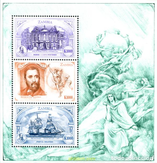 Selos: 286819 MNH ZAMBIA 1997 FUNDADOR DE LA UNION POSTAL UNIVERSAL