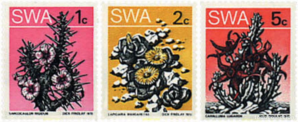 Sellos: 93753 MNH SUR OESTE AFRICANO 1973 CACTUS
