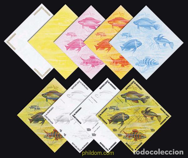 Sellos: 204453 MNH BURUNDI 1974 PECES