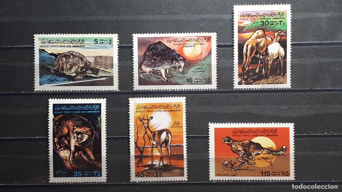 Timbres: LIBIA. A&Ntilde;O 1979. **. YVERT 734/41. Falta 735, 737