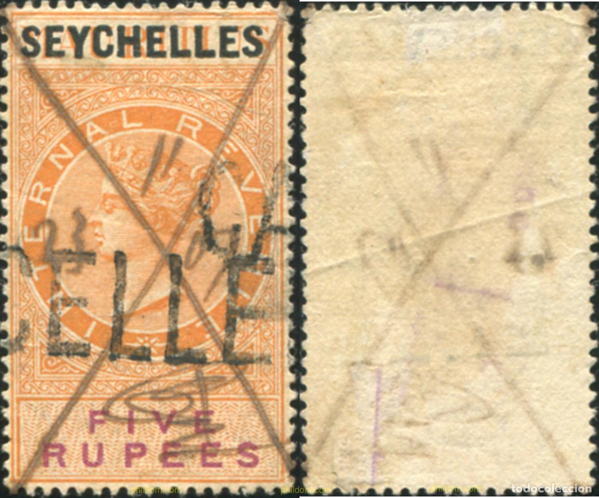 Timbres: 766028 USED SEYCHELLES 1890 VICTORIA