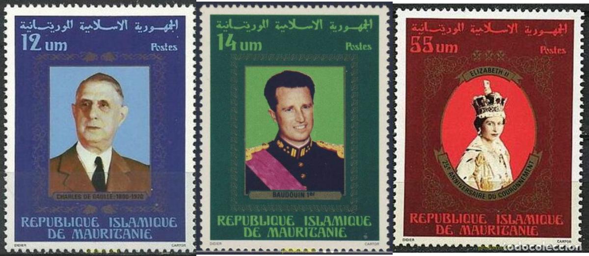 Briefmarken: 192871 MNH MAURITANIA 1978 PERSONAJES DE LA DESCOLONIZACION