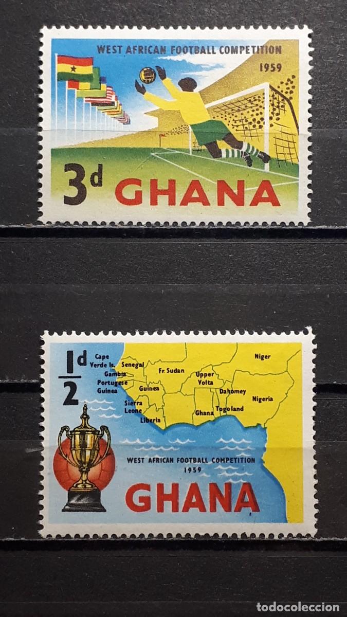 Selos: GHANA. A&Ntilde;O 1959. **. Yvert 54, 56