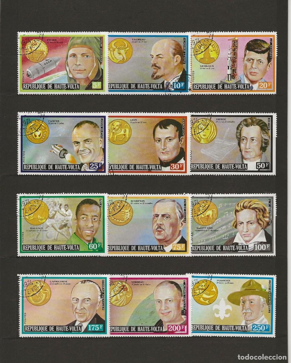 Sellos: HAUTE VOLTA - SERIE COMPLETE DE 1974 - Foto 1