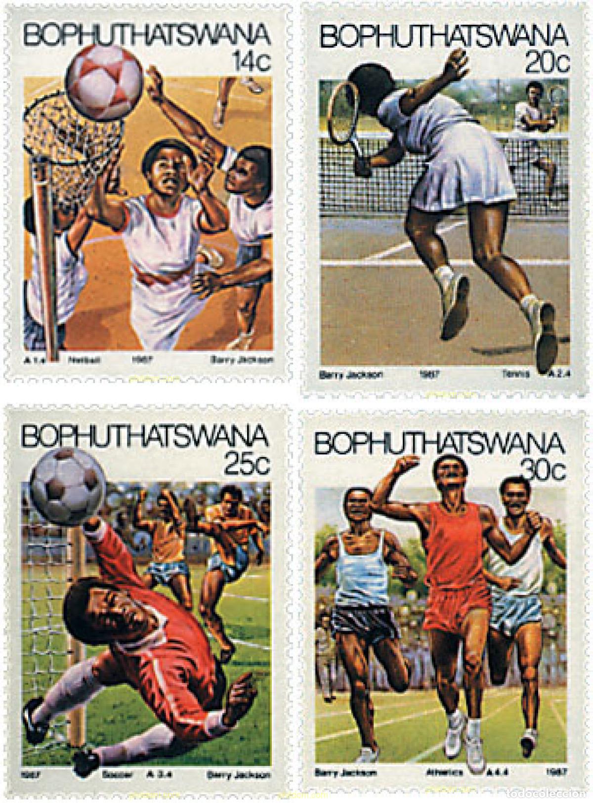 Briefmarken: 51748 MNH BOPHUTHATSWANA 1987 DEPORTES