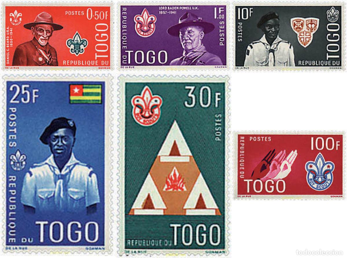 Briefmarken: 236563 HINGED TOGO 1961 ESCULTISMO