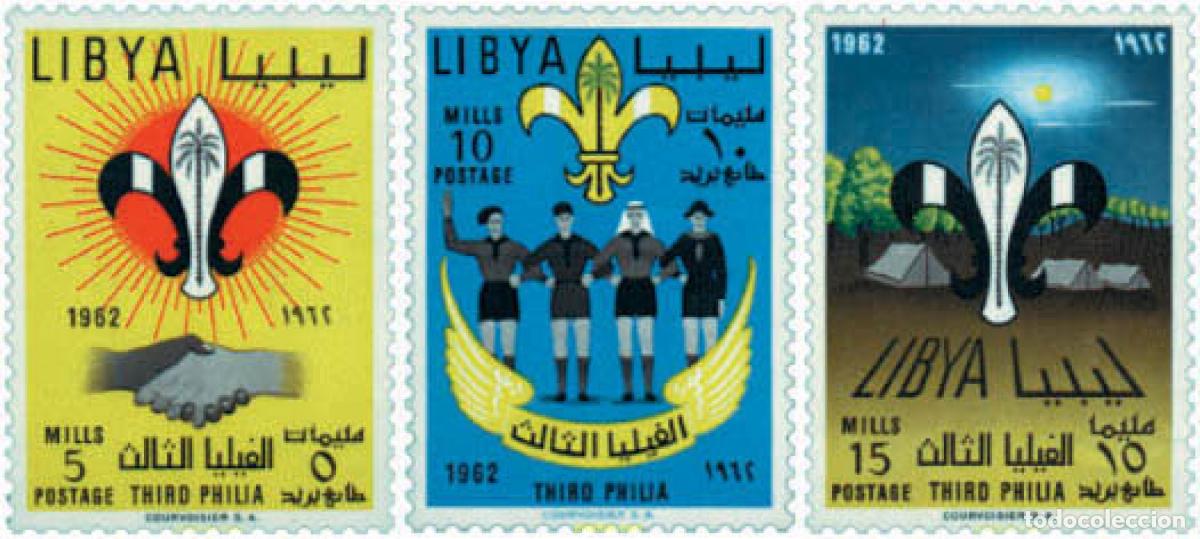 Briefmarken: 38650 MNH LIBIA 1962 3 ENCUENTRO DE ESCULTISMO EN TRIPOLI