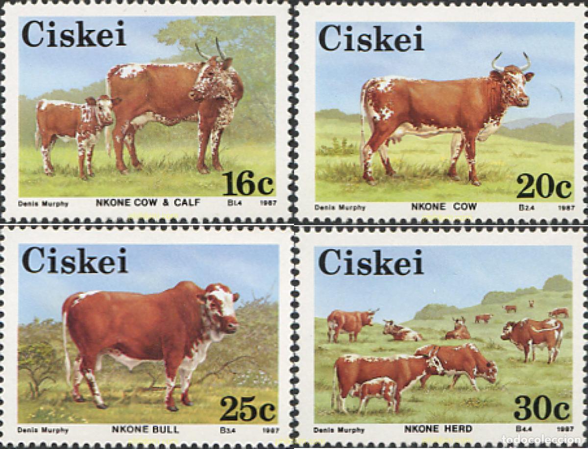 Briefmarken: 29996 MNH CISKEI 1987 FAUNA