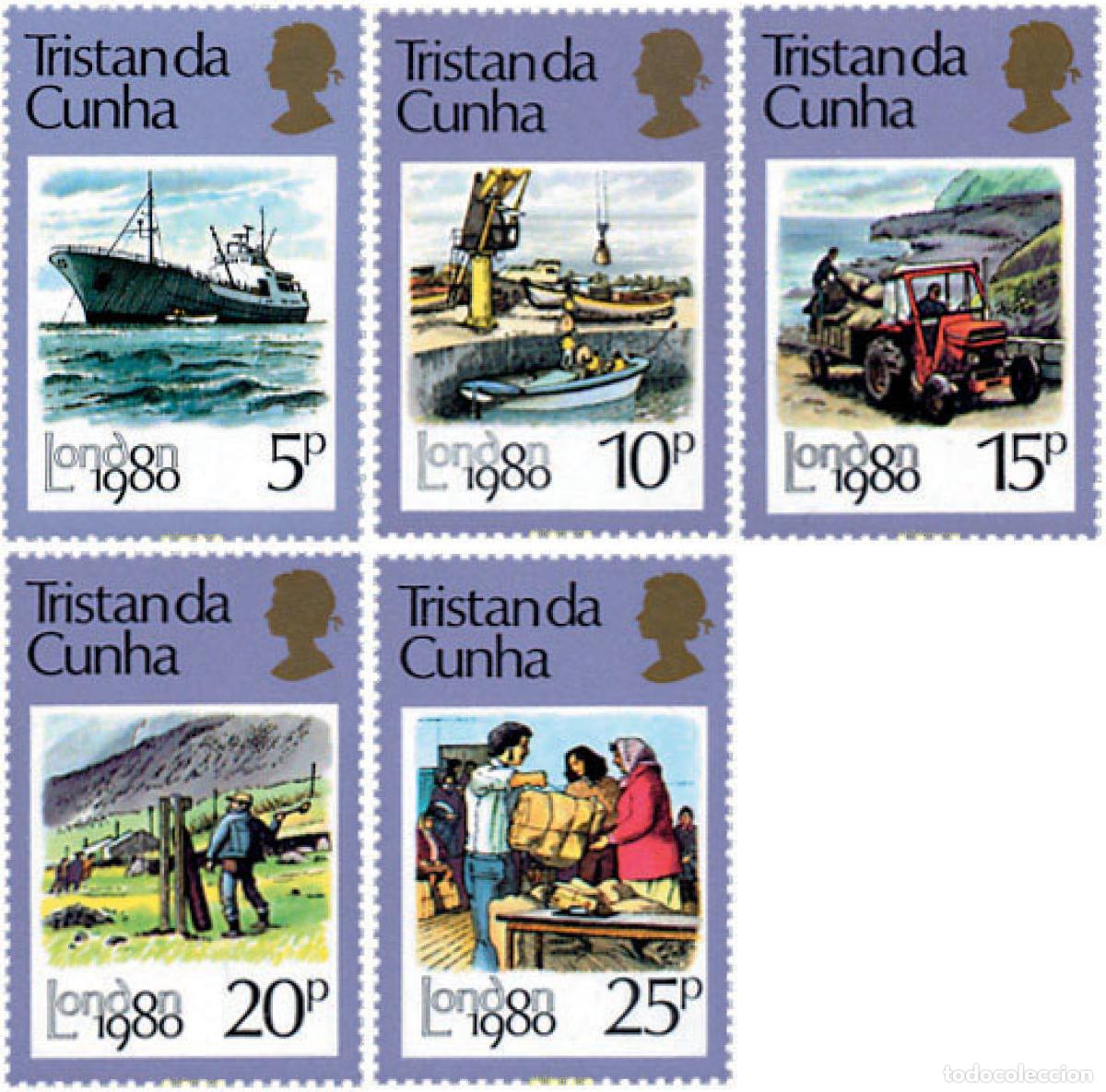 Briefmarken: 42451 MNH TRISTAN DA CUNHA 1980 LONDON 80. EXPOSICION FILATELICA INTERNACIONAL