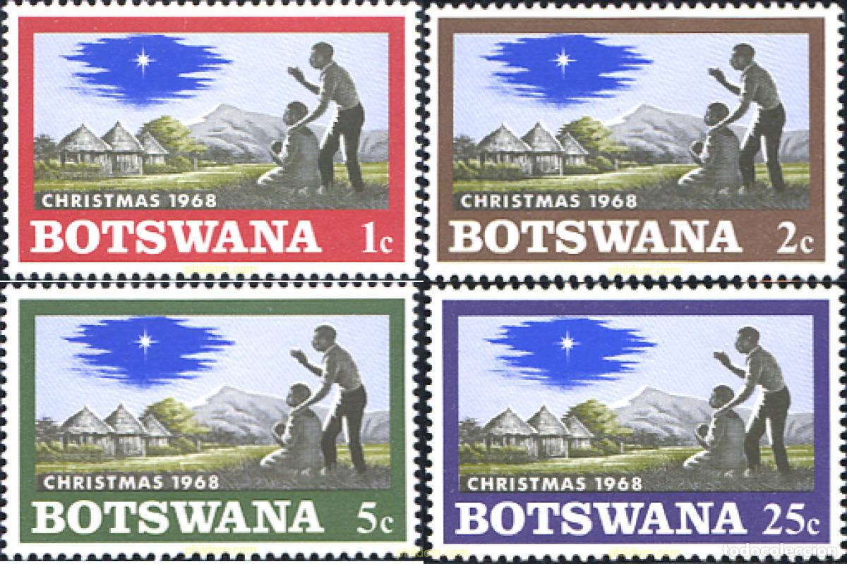 Briefmarken: 293196 MNH BOTSWANA 1968 NAVIDAD
