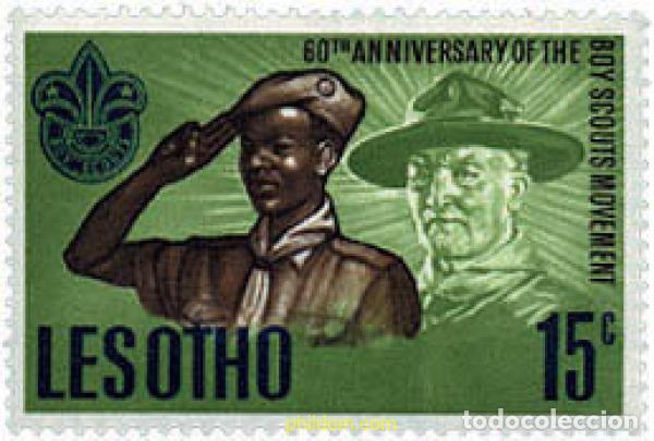 Briefmarken: 38249 MNH LESOTHO 1967 60 ANIVERSARIO DEL ESCULTISMO