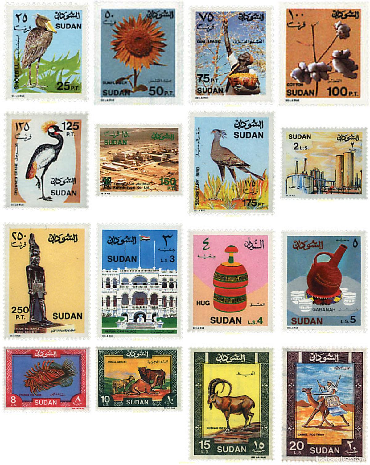 Timbres: 93664 MNH SUDAN 1991 MOTIVOS VARIOS