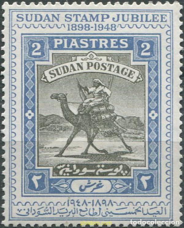 Timbres: 773683 MNH SUDAN 1948 50 ANIVERSARIO DEL SELLO.