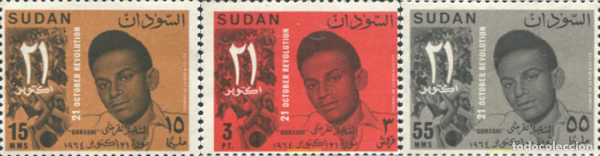 Timbres: 363299 MNH SUDAN 1965 DIA DE LA REVOLUCION