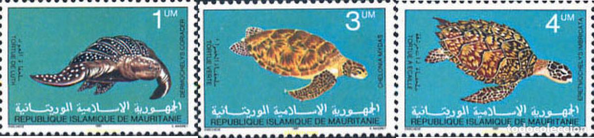 Stamps: 44118 MNH MAURITANIA 1981 TORTUGAS MARINAS
