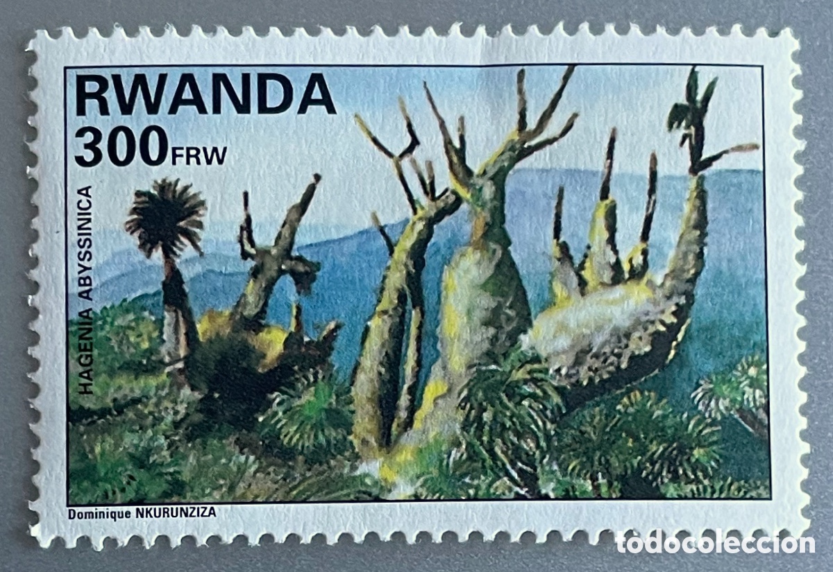Sellos: Ruanda. Rwanda. Flora. 1995 - Foto 1