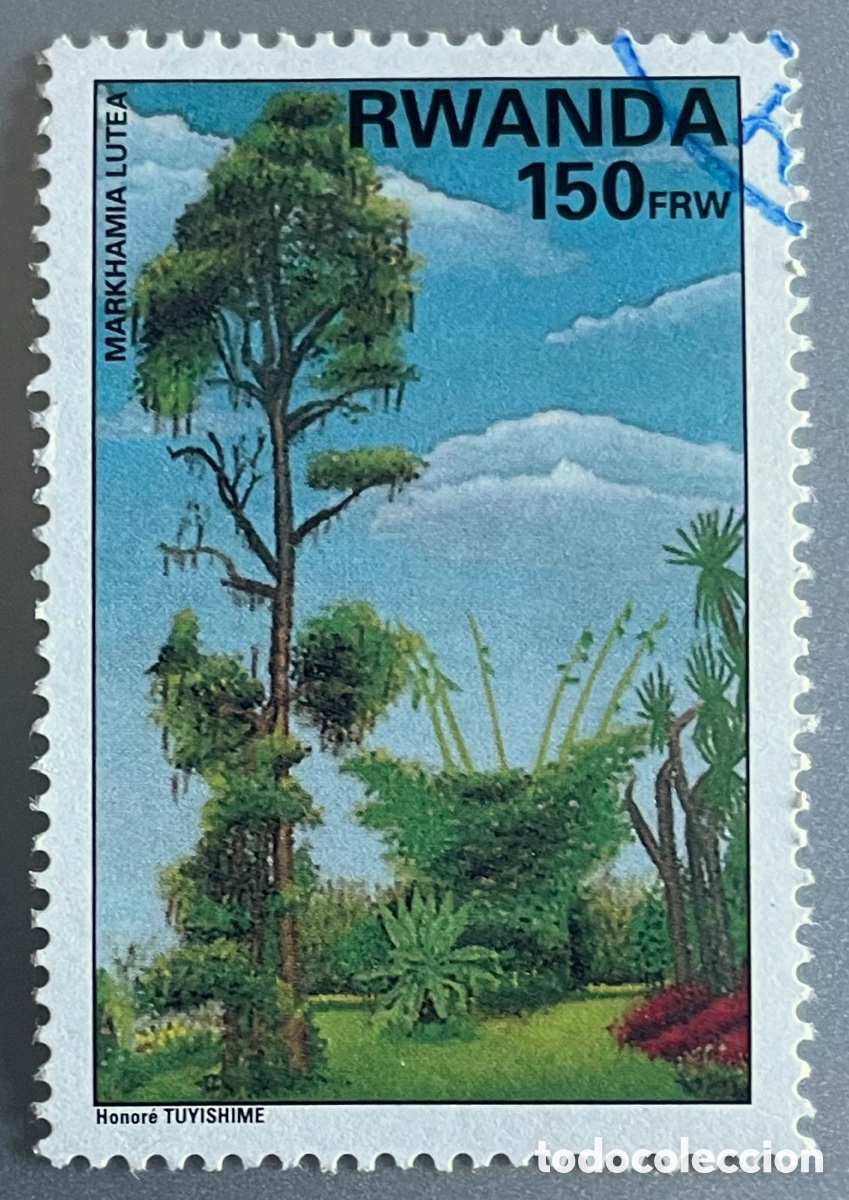 Sellos: Ruanda. Rwanda. Flora. 1995 - Foto 1