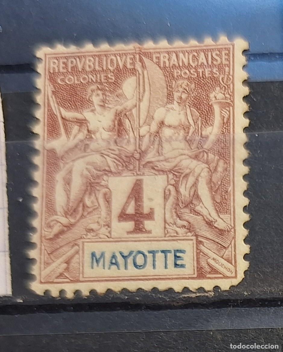 Sellos: MAYOTTE, 1892, CAT.YT.3. - Foto 1