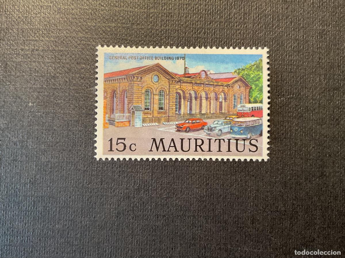 Sellos: MAURICIO N&ordm; YVERT 365*** A&Ntilde;O 1970. EDIFICIO DE CORREOS - Foto 1