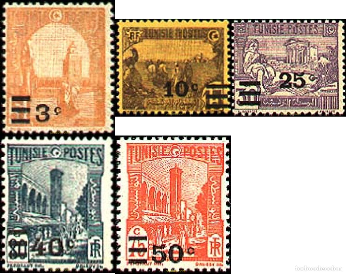 Sellos: 654353 MNH TUNEZ 1928 EDIFICIOS - Foto 1