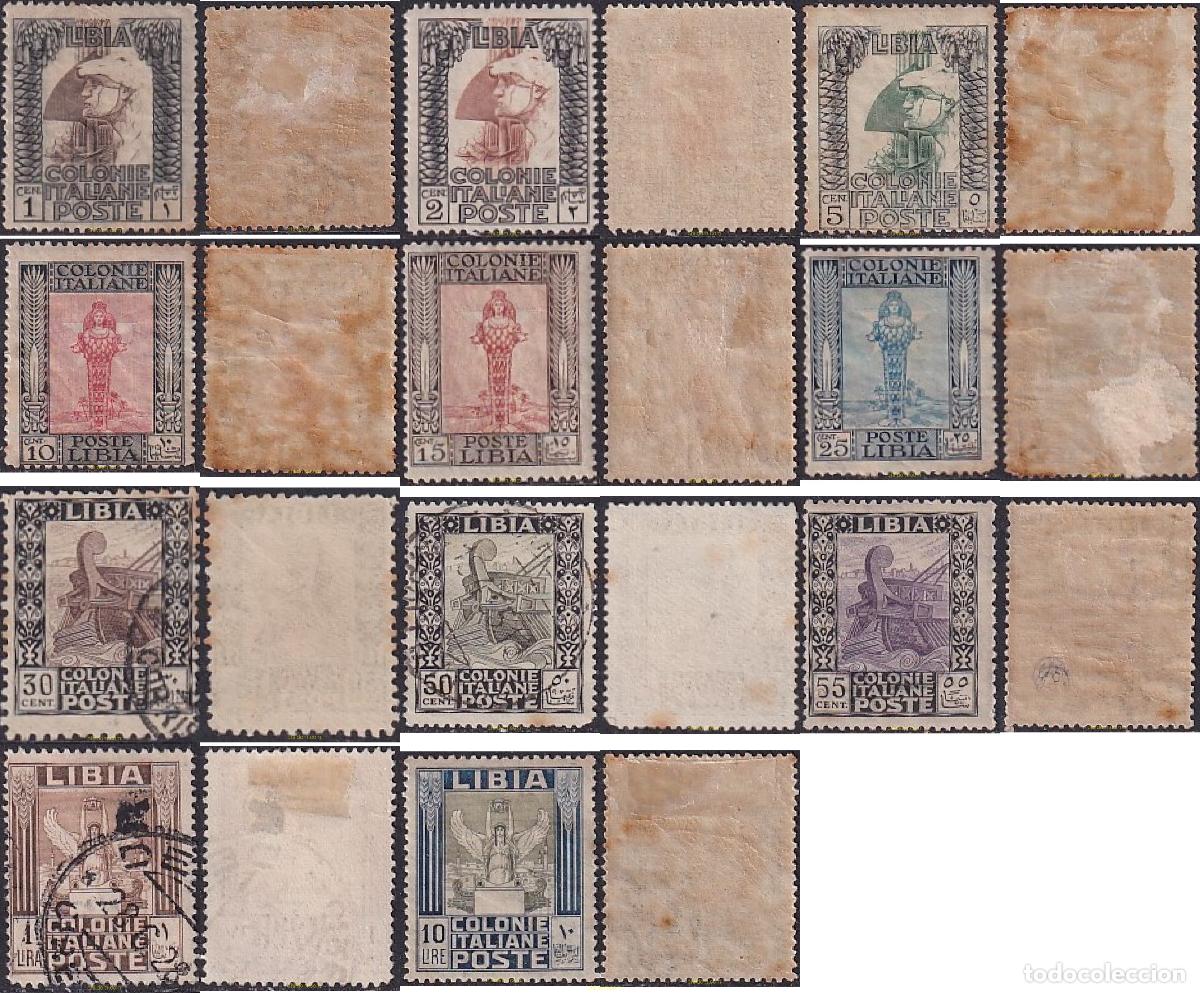 Stamps: 732384 HINGED LIBIA ITALIANA 1921 MOTIVOS VARIOS