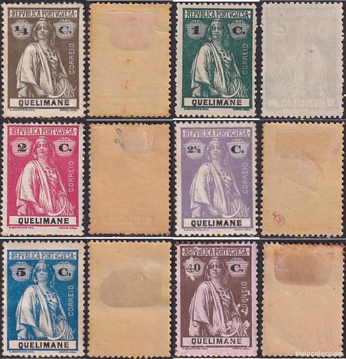 Stamps: 731689 MNH QUELIMANE 1914 SELLOS DE QUELIMANE Y VALOR EN NEGRO