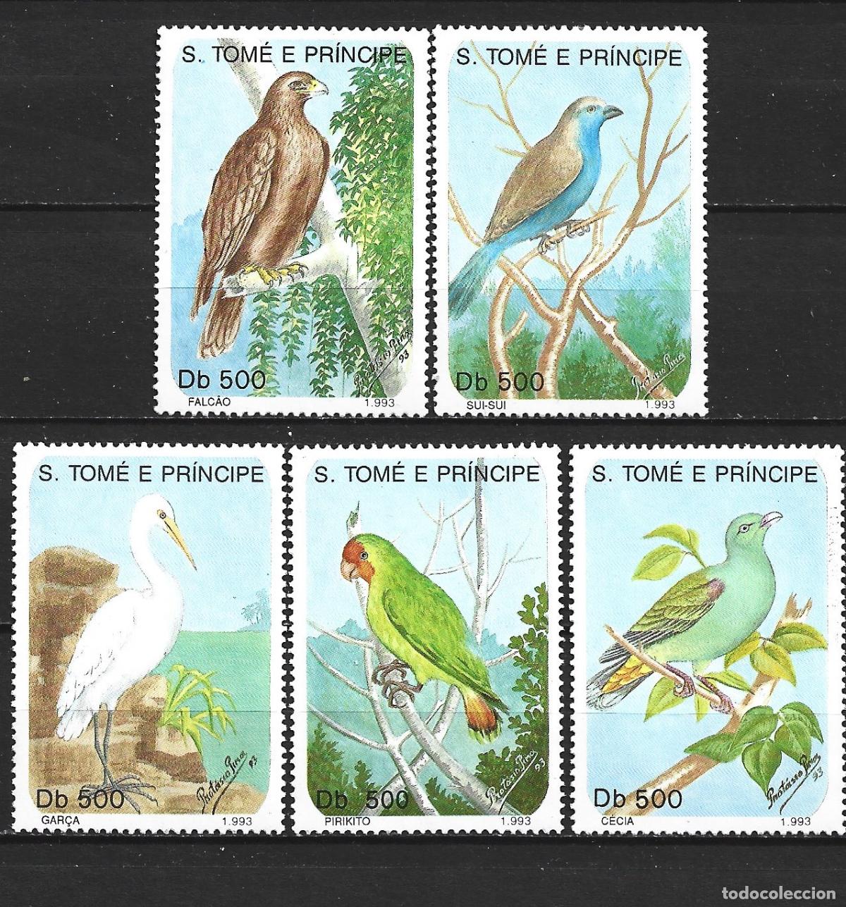 Briefmarken: SANTO TOME Y PRINCIPE YVERT NUM. 1157/1161 SERIE COMPLETA NUEVA SIN GOMA