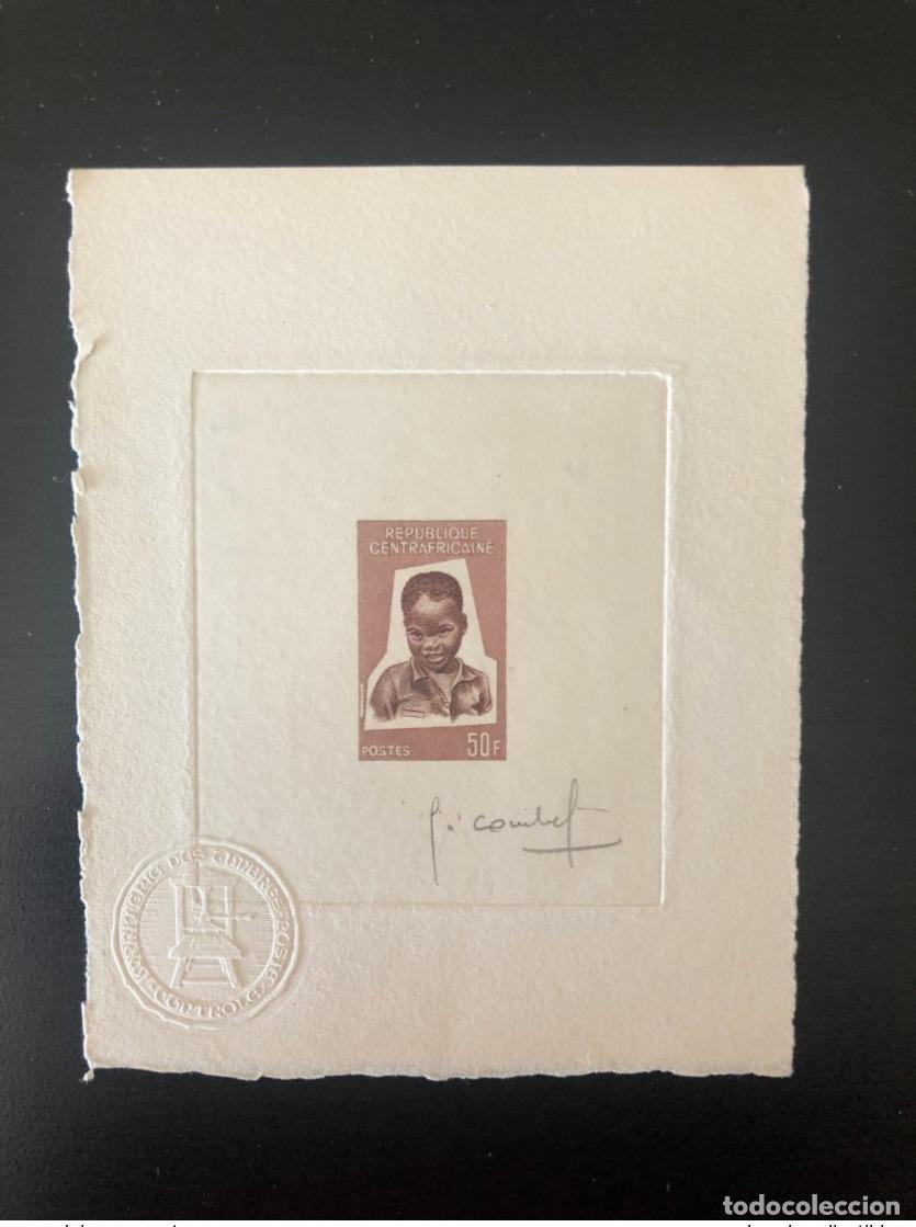 Sellos: Centroafricana 1964 Mi. 67 D&iacute;a del Ni&ntilde;o a prueba de artistas