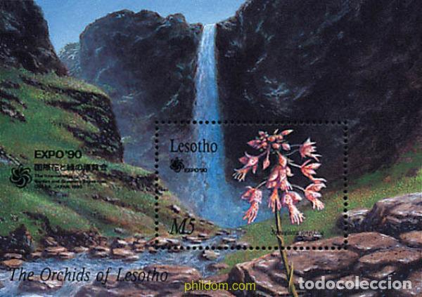 Sellos: 94324 MNH LESOTHO 1990 EXPO 90. EXPOSICION UNIVERSAL DE JARDINES Y ESPACIOS VERDES DE OSAKA