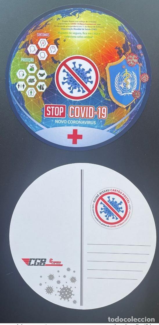 Sellos: Guinea-Bis&aacute;u 2020 Mi.? Pandemia total del virus COVID-19 (coronavirus) de la OMS