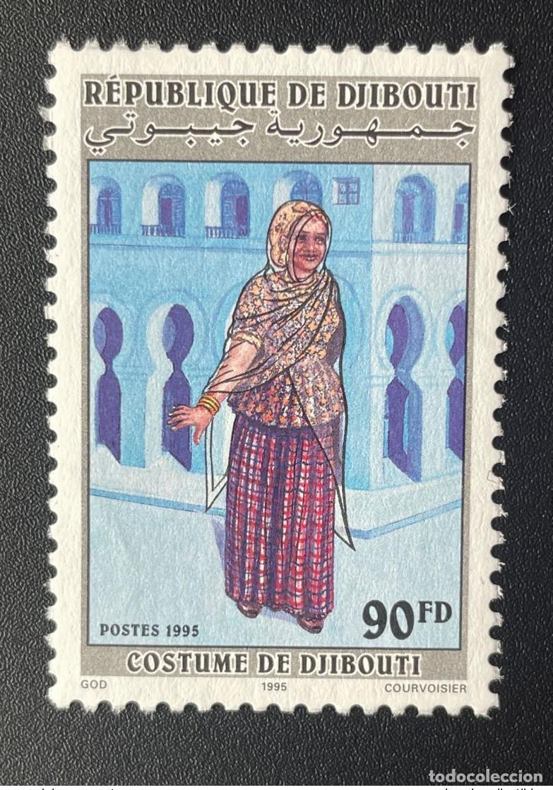 Sellos: Djibouti Dschibuti 1995 Mi. 619 Disfraz de mujer Frau MNH RARE