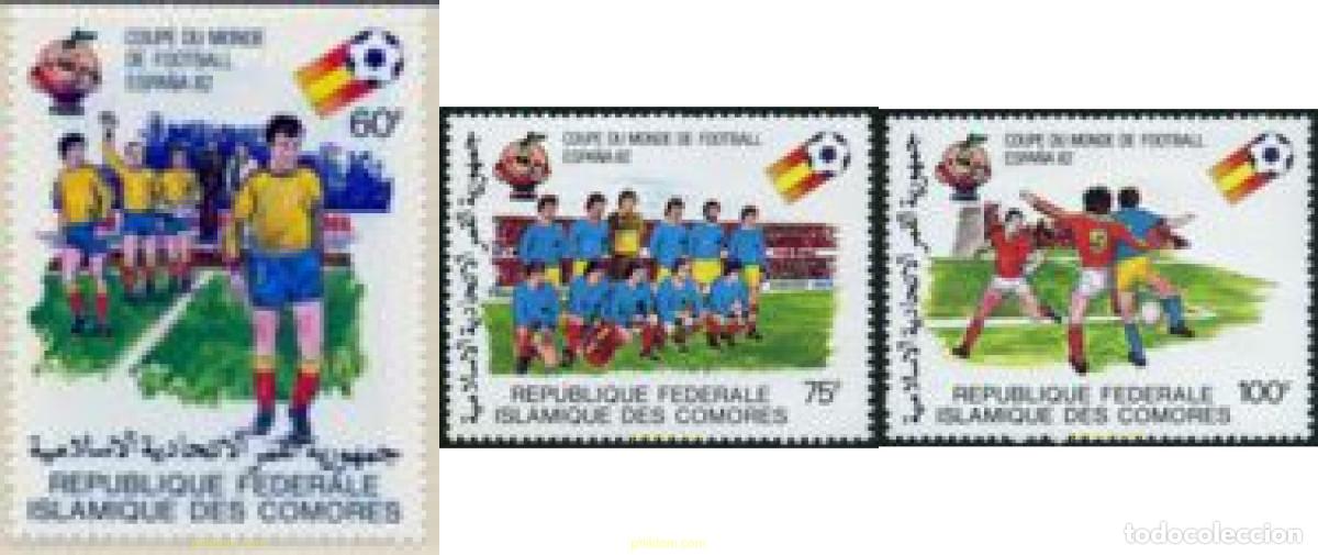 Sellos: 698113 MNH COMORES 1981 COPA DEL MUNDO DE FUTBOL. ESPA&Ntilde;A-82