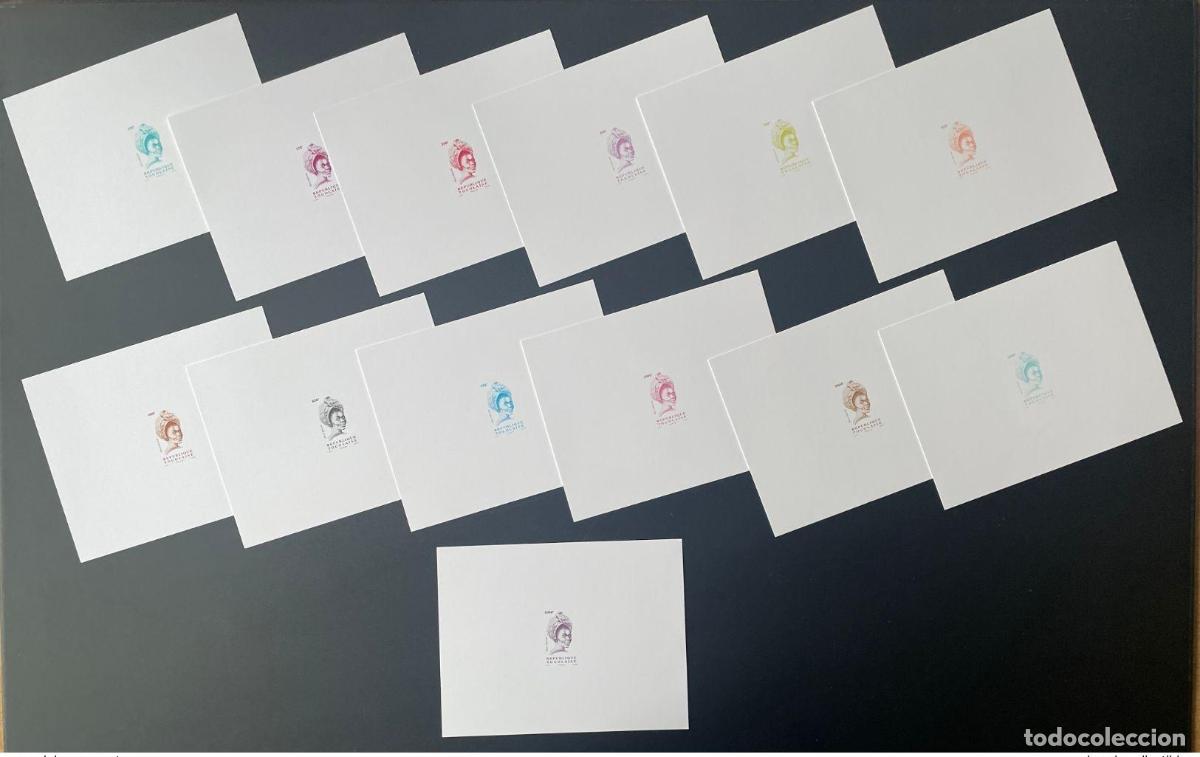 Francobolli: Togo 2004 Proof Luxe Mi. 3361 - B3367 Serie actual Bella Bellow 13 v