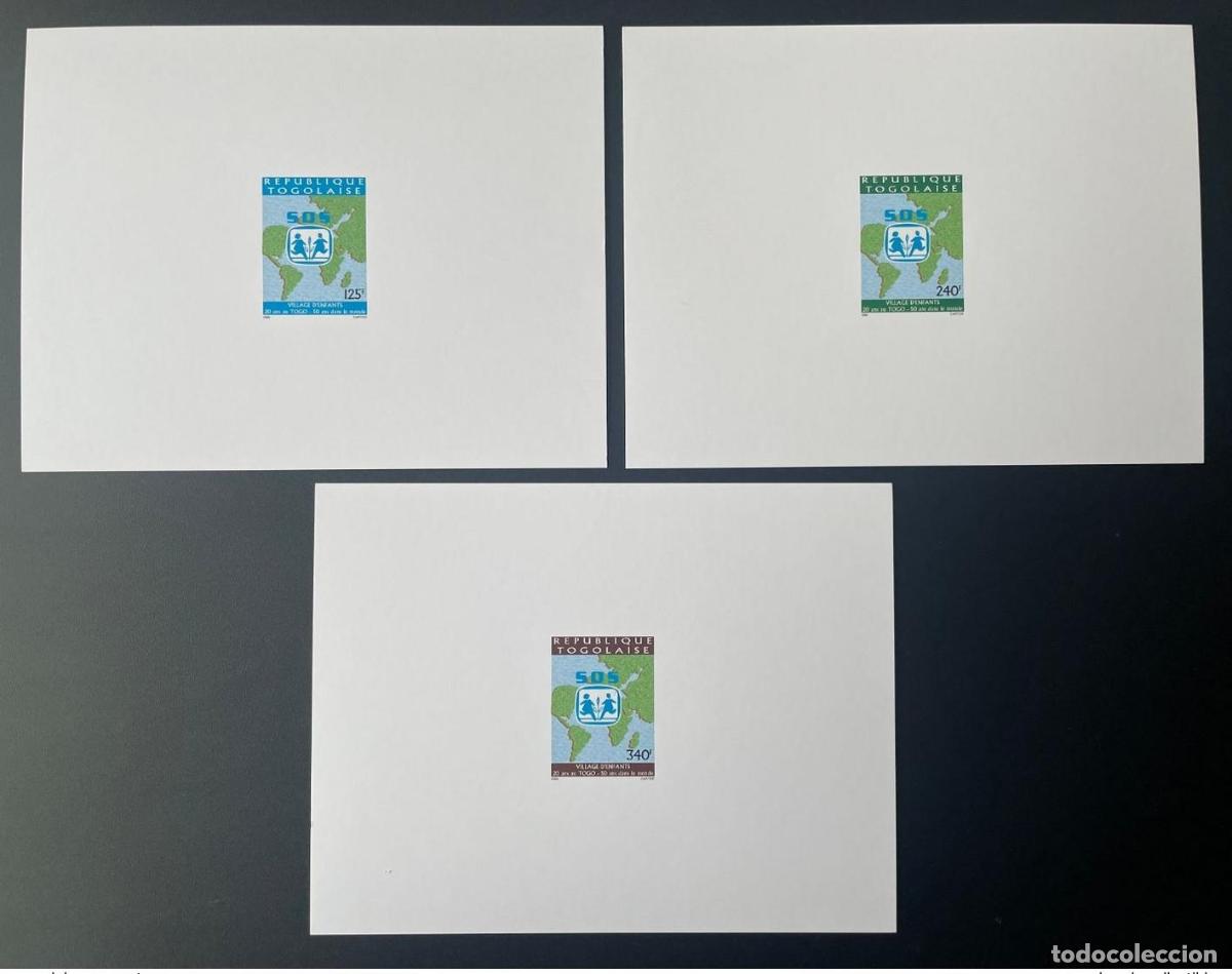 Sellos: Togo 1999 Evento de lujo Mi. 2979 2980I Aldea infantil SOS Kinderdorf UNICEF